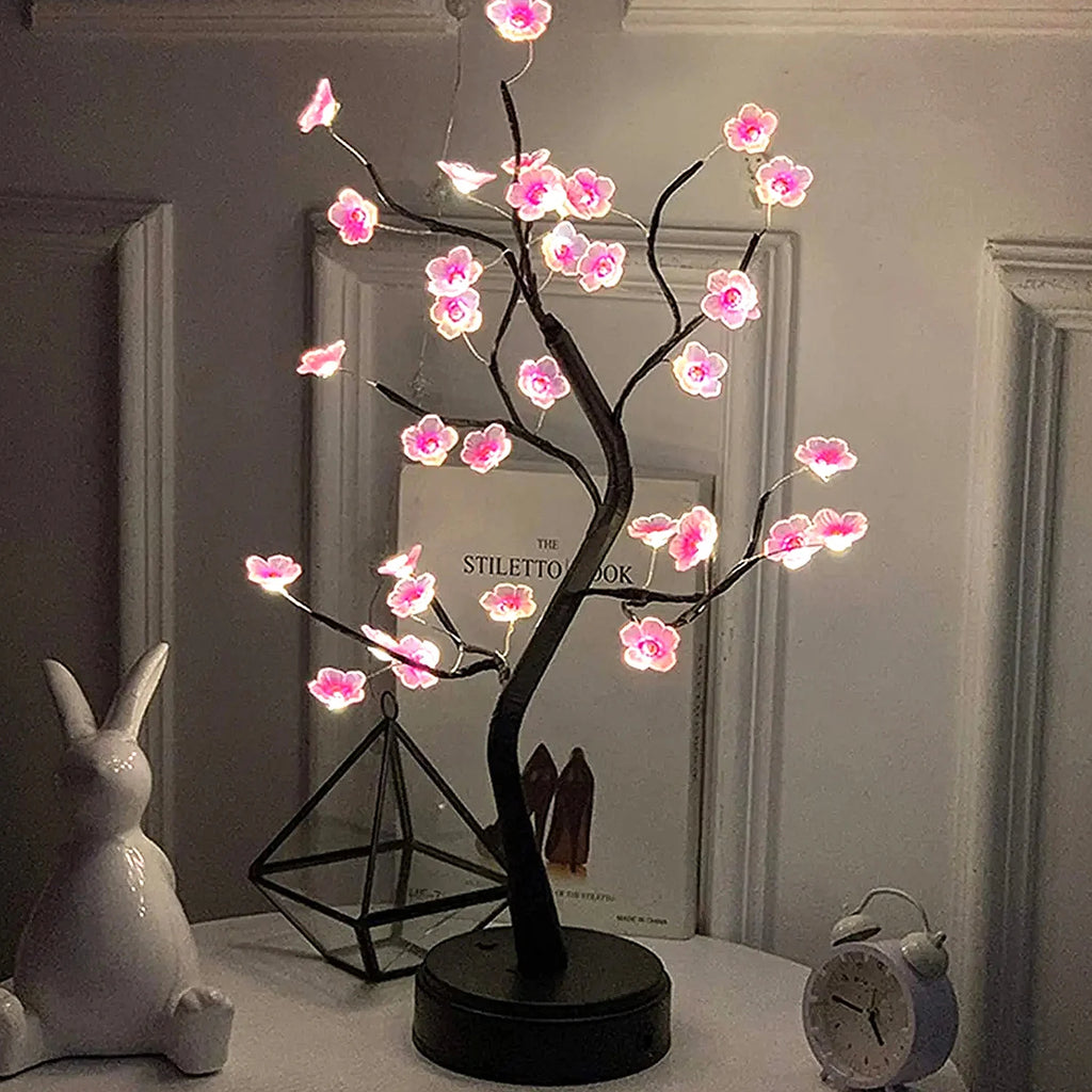 Cherry blossom bonsai night light