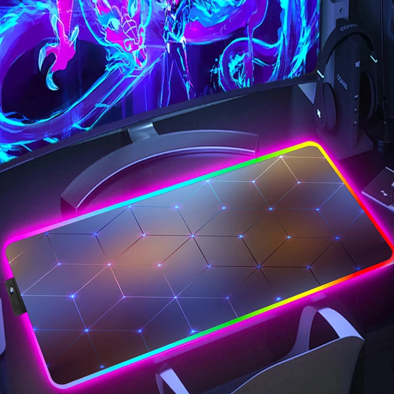 RGB Gaming Mouse Pad, 300 x 600mm, Anti-Slip