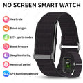 Screenless Sports Smart Watch with Heart Rate Monitor, 1ATM Waterproof