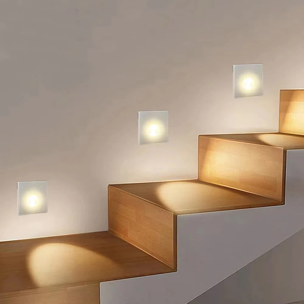 Recessed Stair LED Light with PIR Motion Sensor