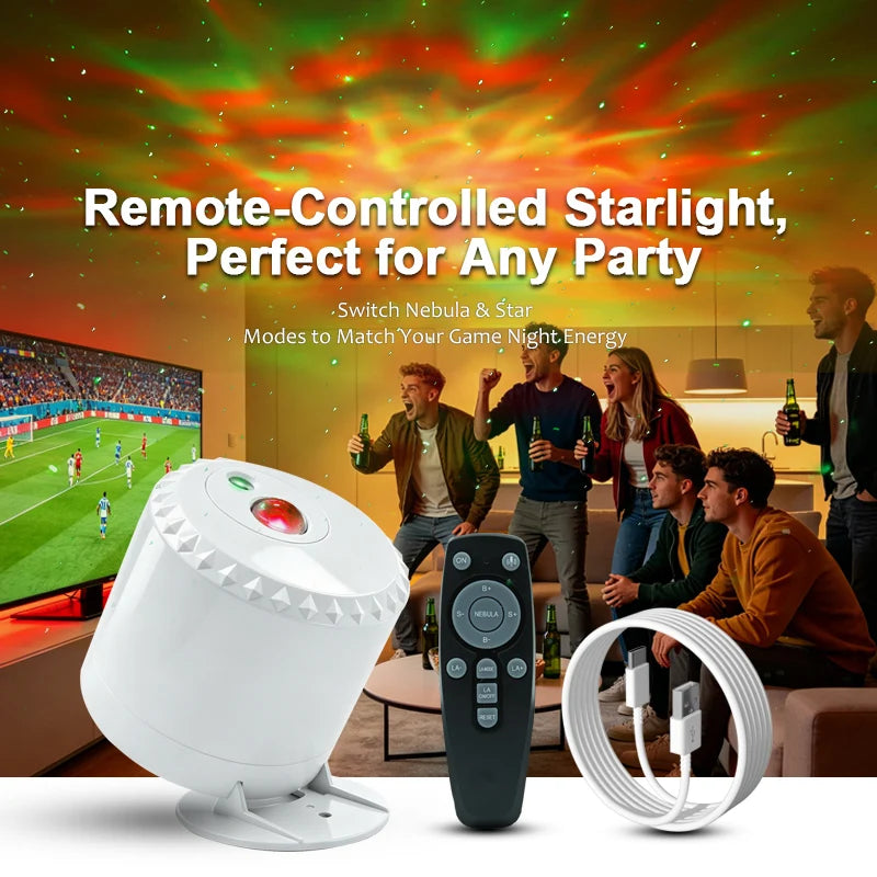 Portable USB Galaxy Starry Sky Projector, Nebula Night Light