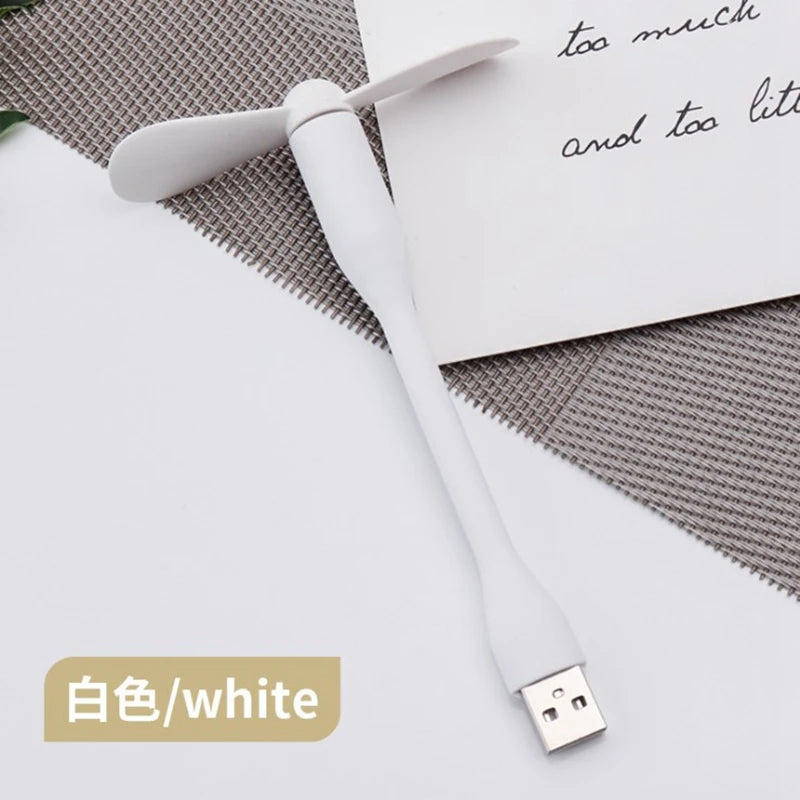 Mini USB Fan, Flexible and Bendable, for Laptop and Power Bank