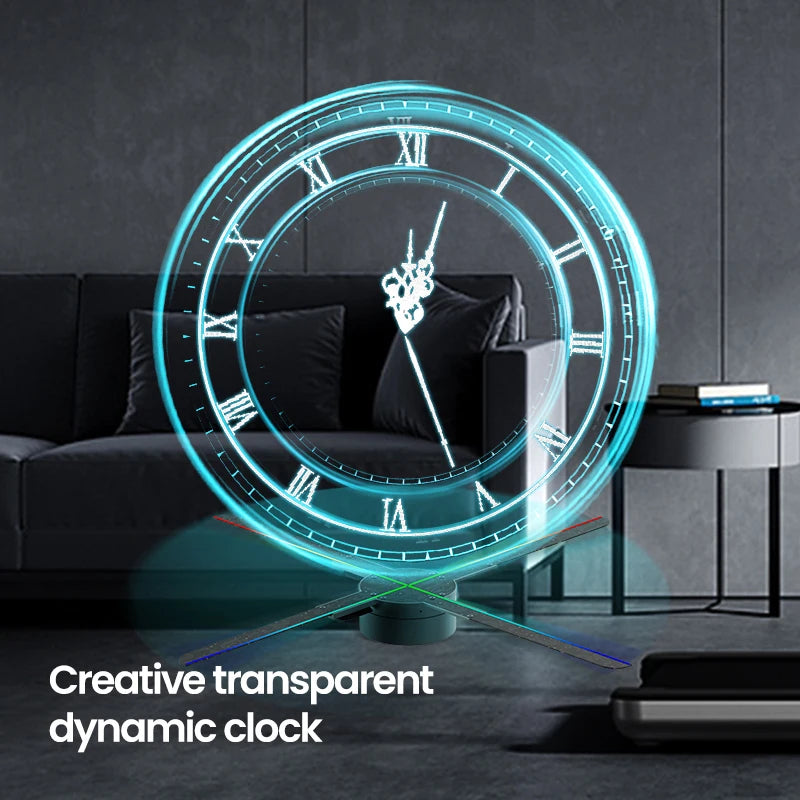 3D Projection LED Digital Wall Clock, Large, Modern Design