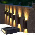 Solar up and down wall washer light