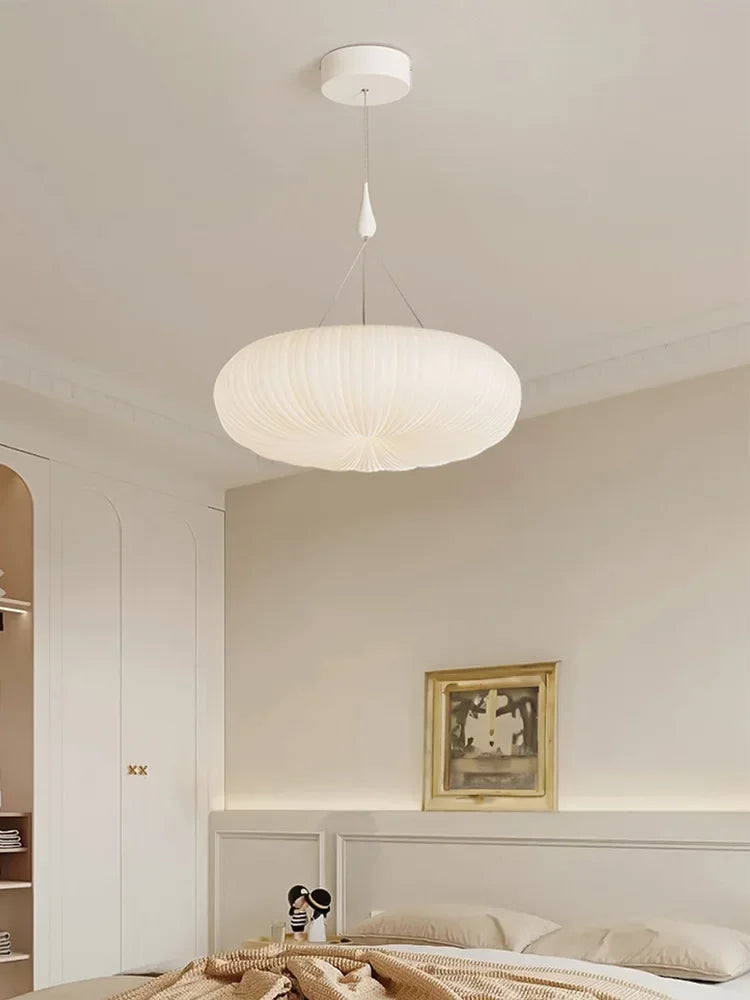 Cream Pumpkin LED Flush Mount Ceiling Light