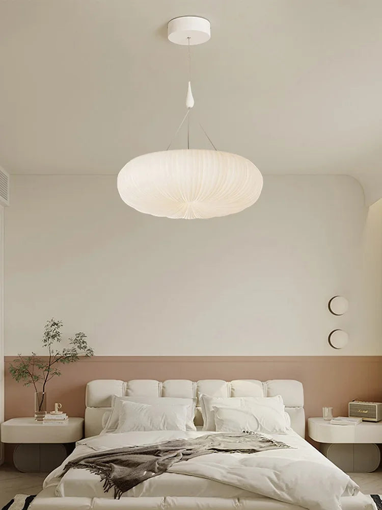 Cream Pumpkin LED Flush Mount Ceiling Light