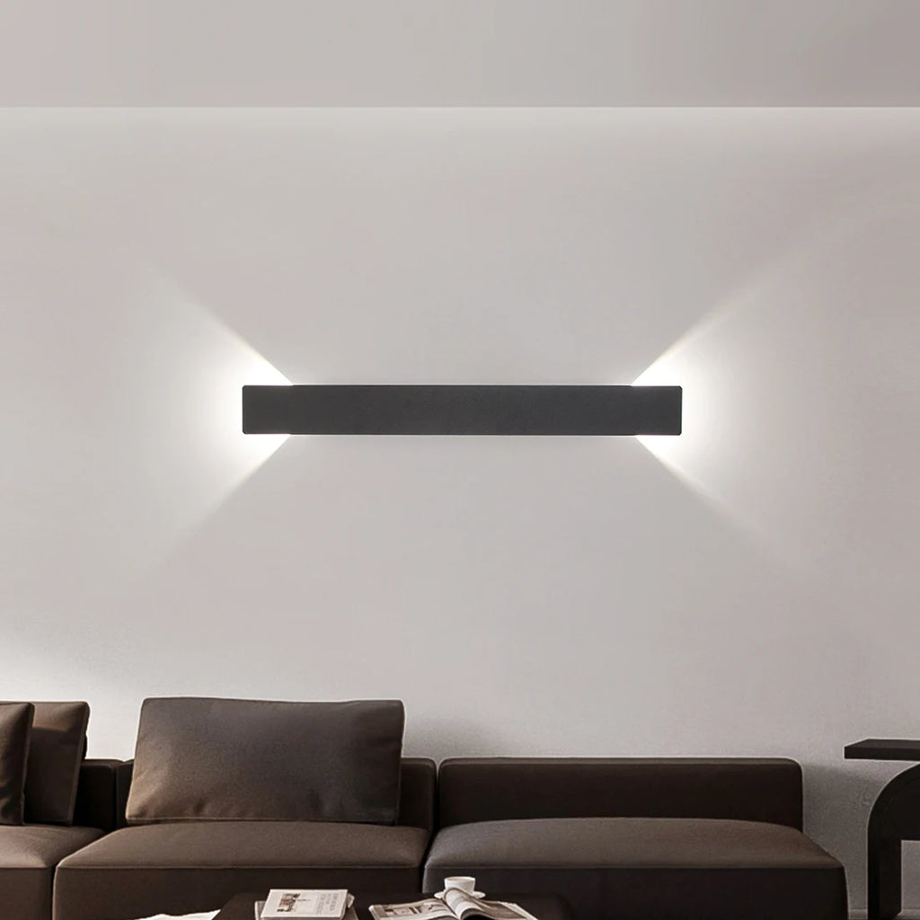 24 Inch Outdoor Up and Down Wall Lamp, Aluminium, Waterproof