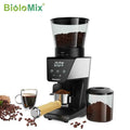 Automatic Electric Burr Coffee Grinder, 30 Grind Settings, Visible Bean Hopper