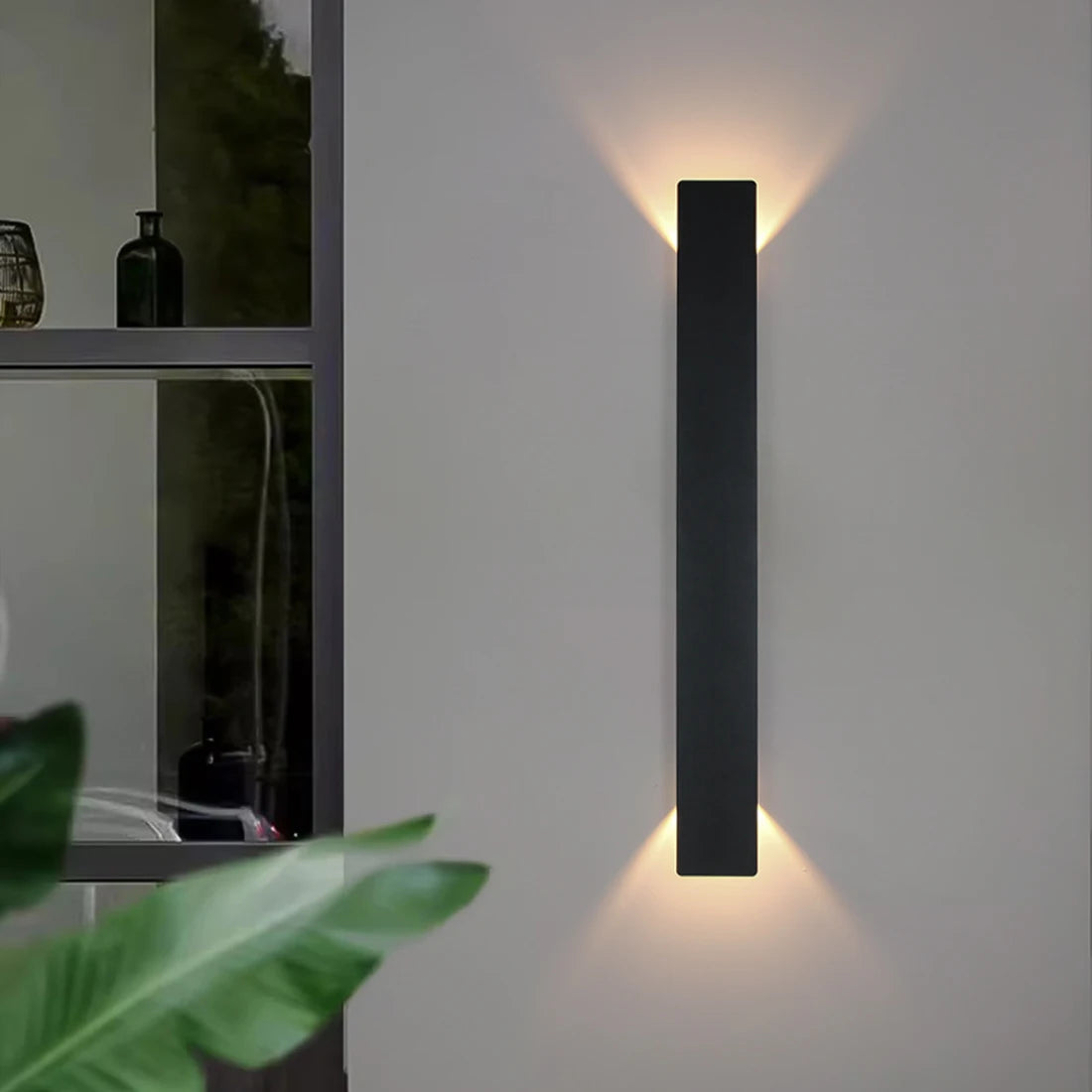 24 Inch Outdoor Up and Down Wall Lamp, Aluminium, Waterproof