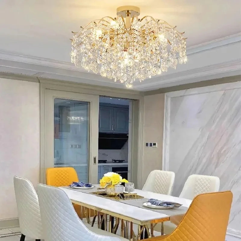Modern Luxury LED Crystal Ceiling Chandelier