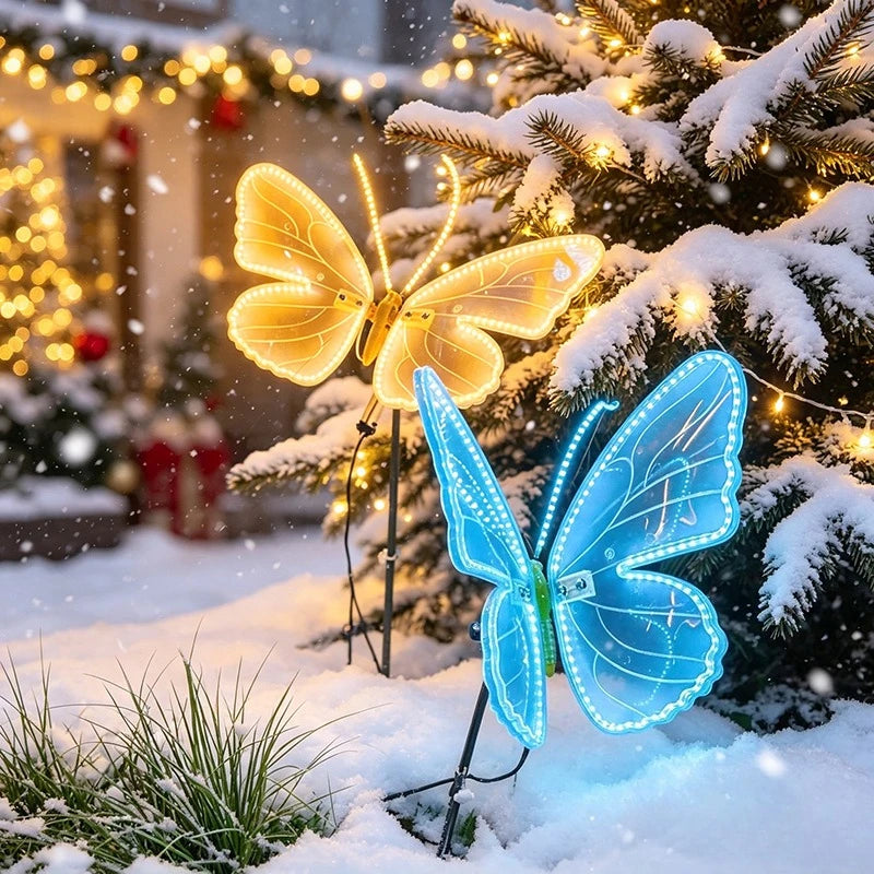 LED Dynamic Butterfly Light with Stand, 30/40/60cm