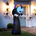 Inflatable Halloween ghost with horns
