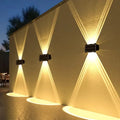 Solar up and down wall lamp