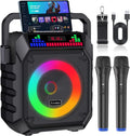 Karaoke machine with 2 wireless microphones