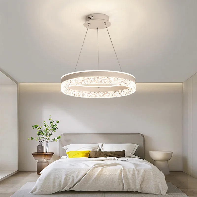 Modern adjustable LED chandelier