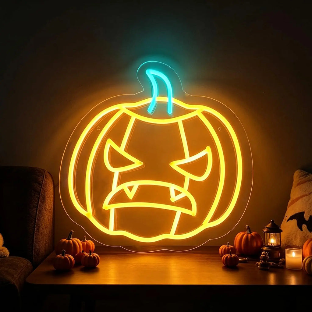 Pumpkin LED neon sign