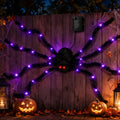 Giant light-up fuzzy spider