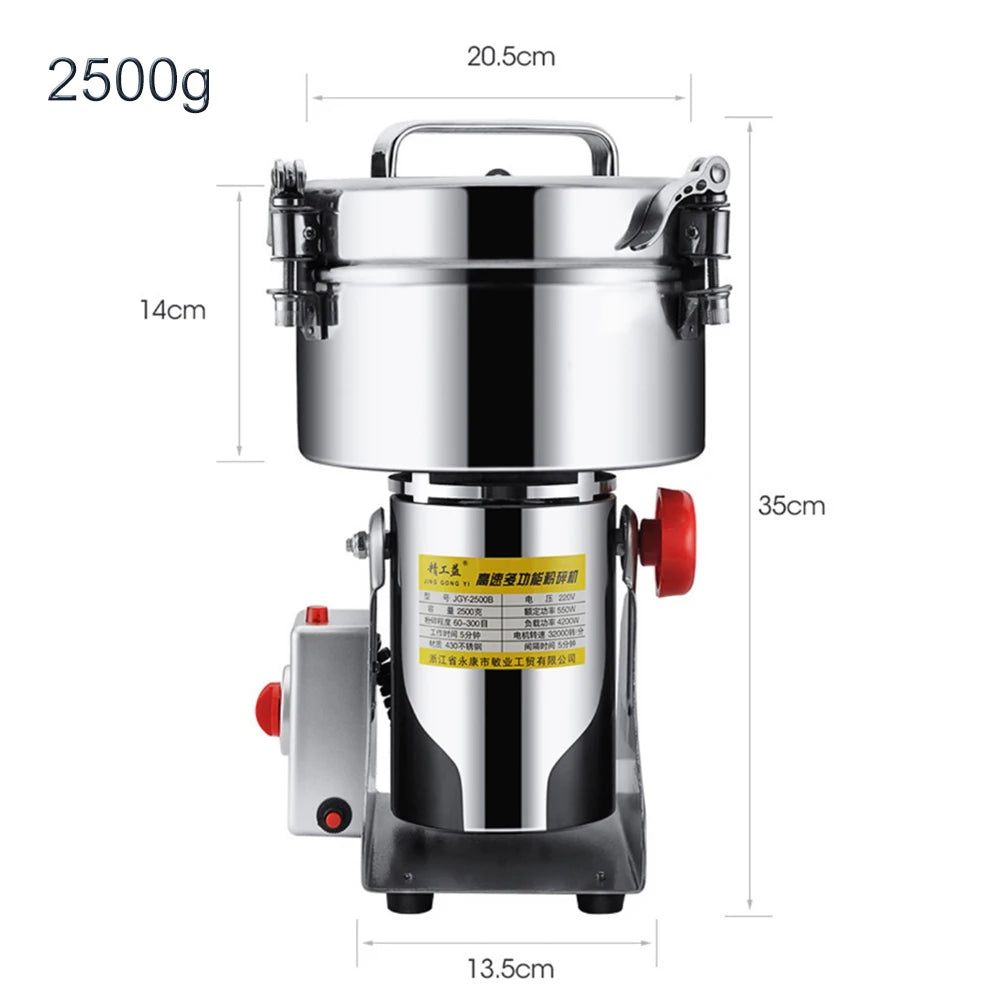 High Power Electric Coffee Grinder for Cereal, Nuts, Beans, Spices and Grains
