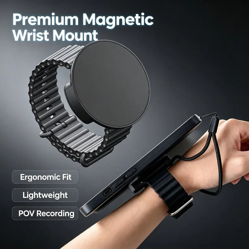 Magnetic Wrist Phone Mount for Hiking & POV Filming