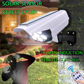 Solar wall light with motion sensor