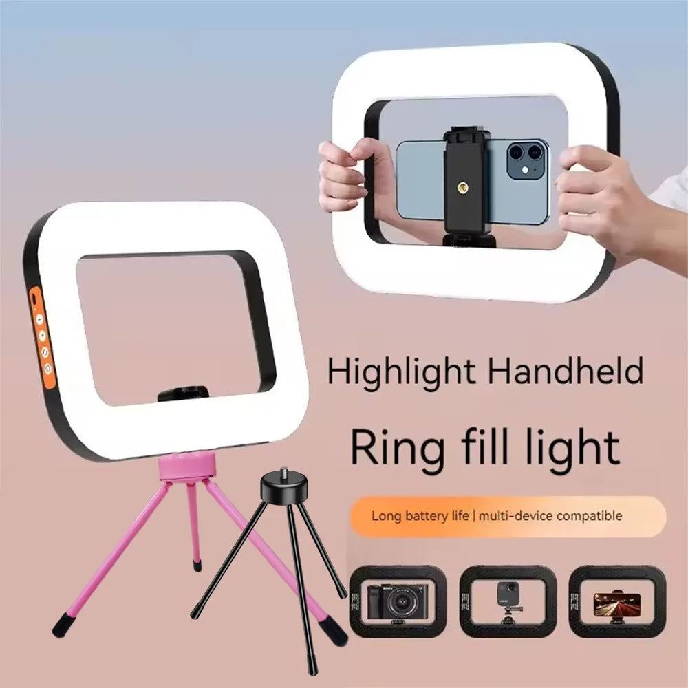 Handheld ring LED fill light