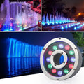 RGB LED underwater fountain light
