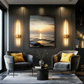 Rechargeable wireless wall sconce