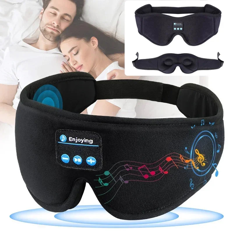 3D Bluetooth 5.0 Sleep Eye Mask with Built-in HD Speakers