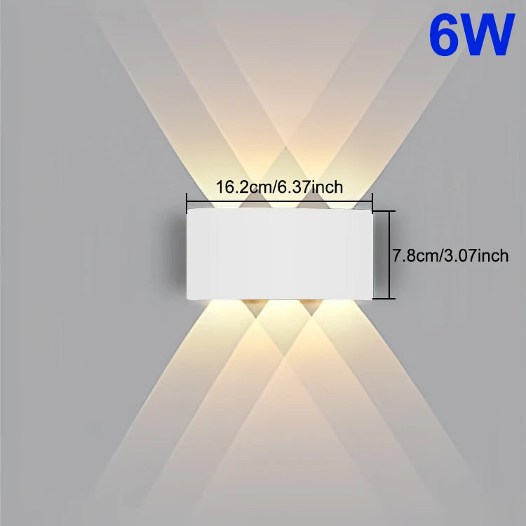 IP65 Waterproof LED Wall Light, Outdoor and Indoor