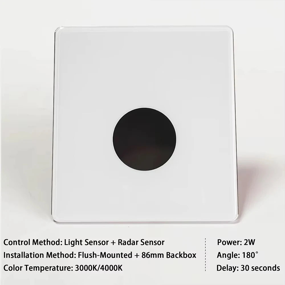 Recessed Stair LED Light with PIR Motion Sensor