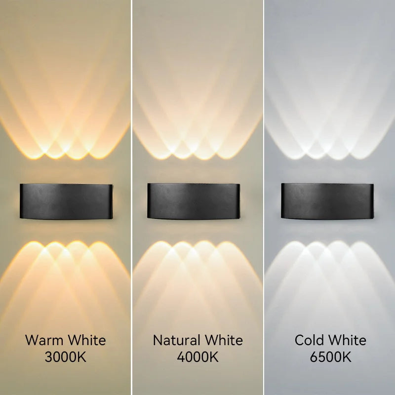 Waterproof 8W LED Wall Lamp, Indoor and Outdoor