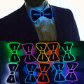 Men's LED Glowing Bow Tie with EL Wire Neon Light