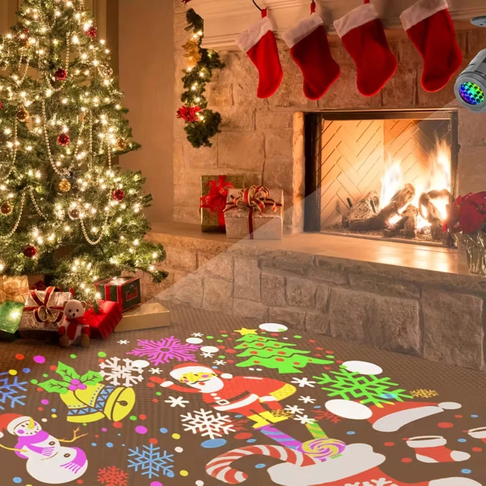 16 Pattern Christmas Projector Light, Indoor and Outdoor, LED