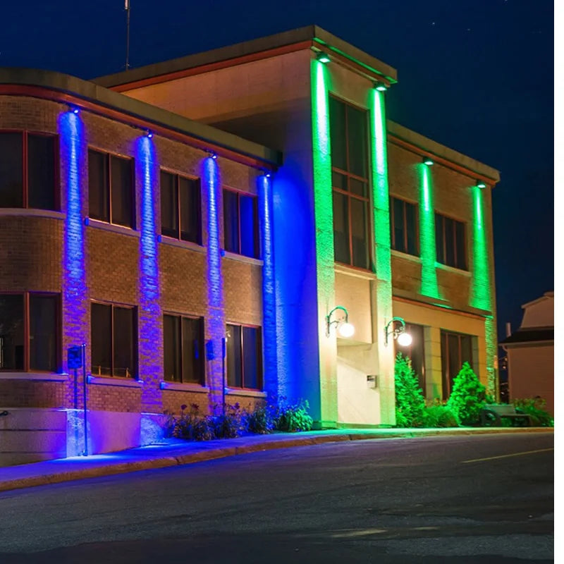 Outdoor LED Wall Spotlight, RGB with Remote, Waterproof, 110V/220V
