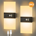 USB rechargeable touch and motion wall lamp