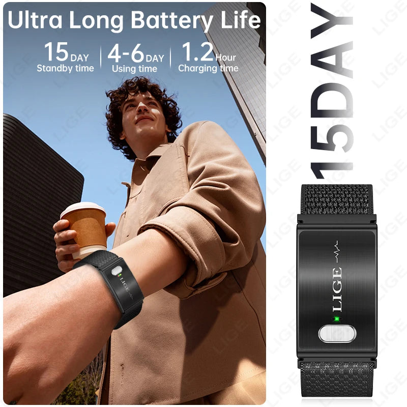 Smart Bracelet with Health Monitor (2026 Edition)