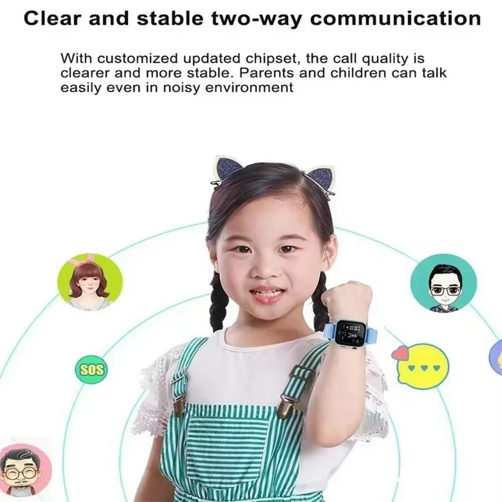 Kids 5G Call Smart Watch with SOS, GPS Location & Camera
