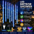 Meteor shower rain lights