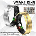 Waterproof Titanium Steel Smart Ring with Bluetooth