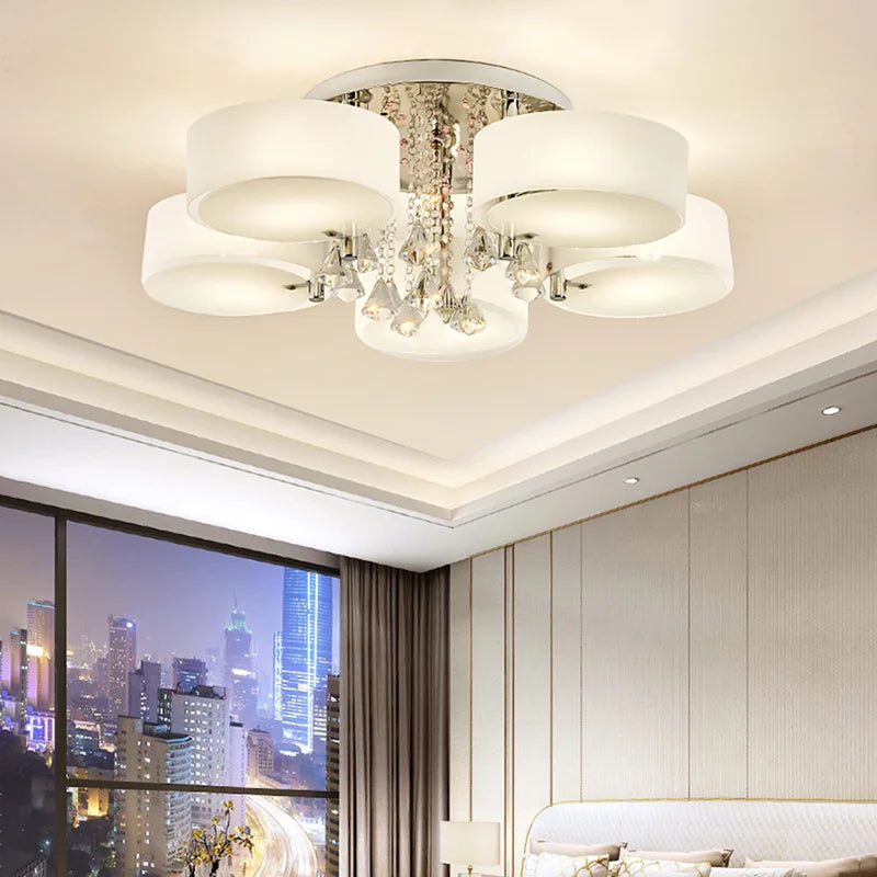 LED crystal ceiling chandelier