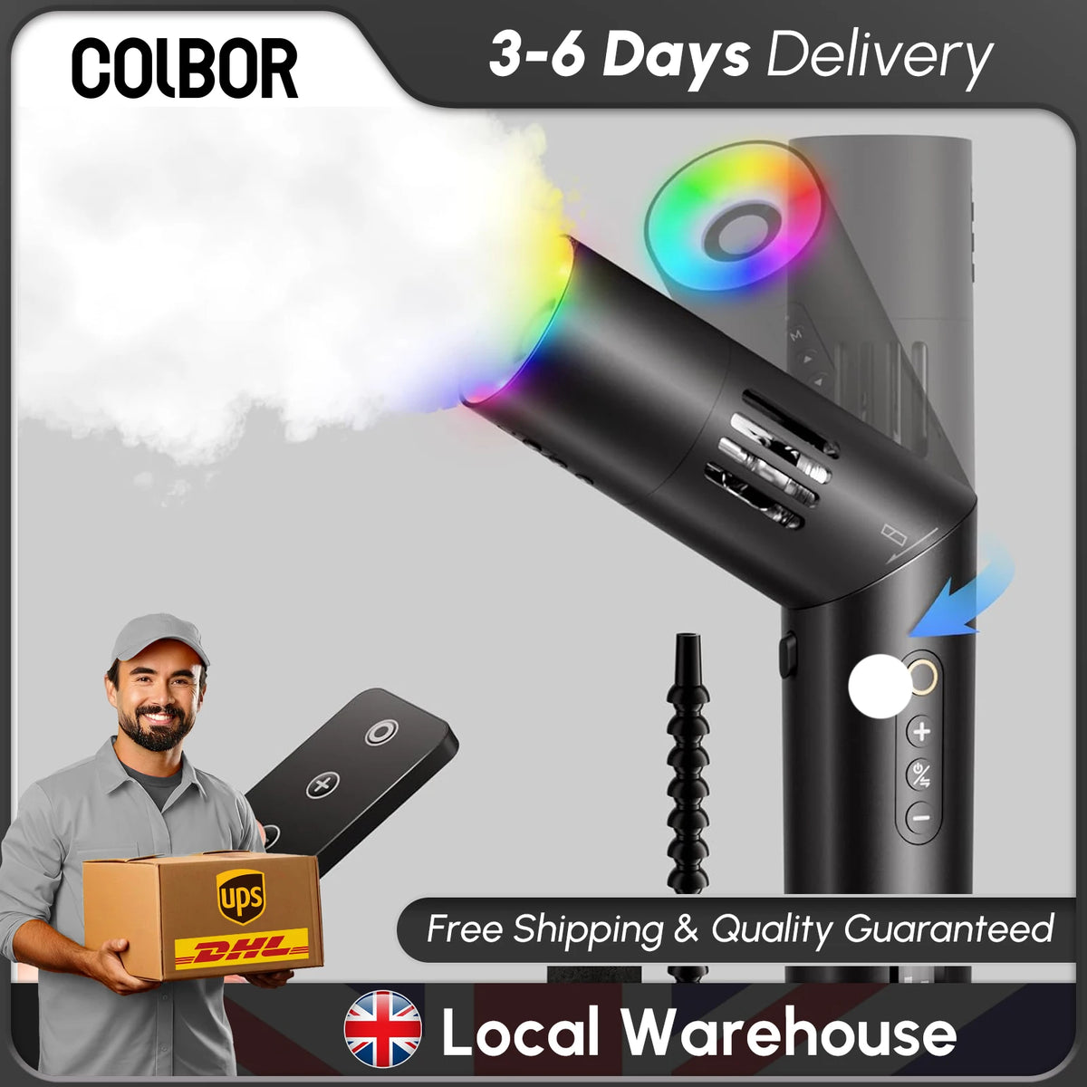 Portable handheld fog machine