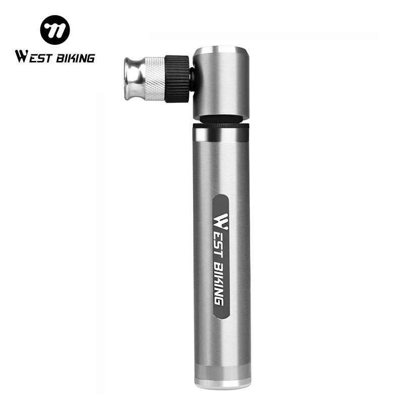 Portable Mini Aluminium Alloy Bike Pump, 160 PSI, Ultra Light