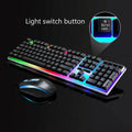 RGB LED gaming keyboard and mouse set