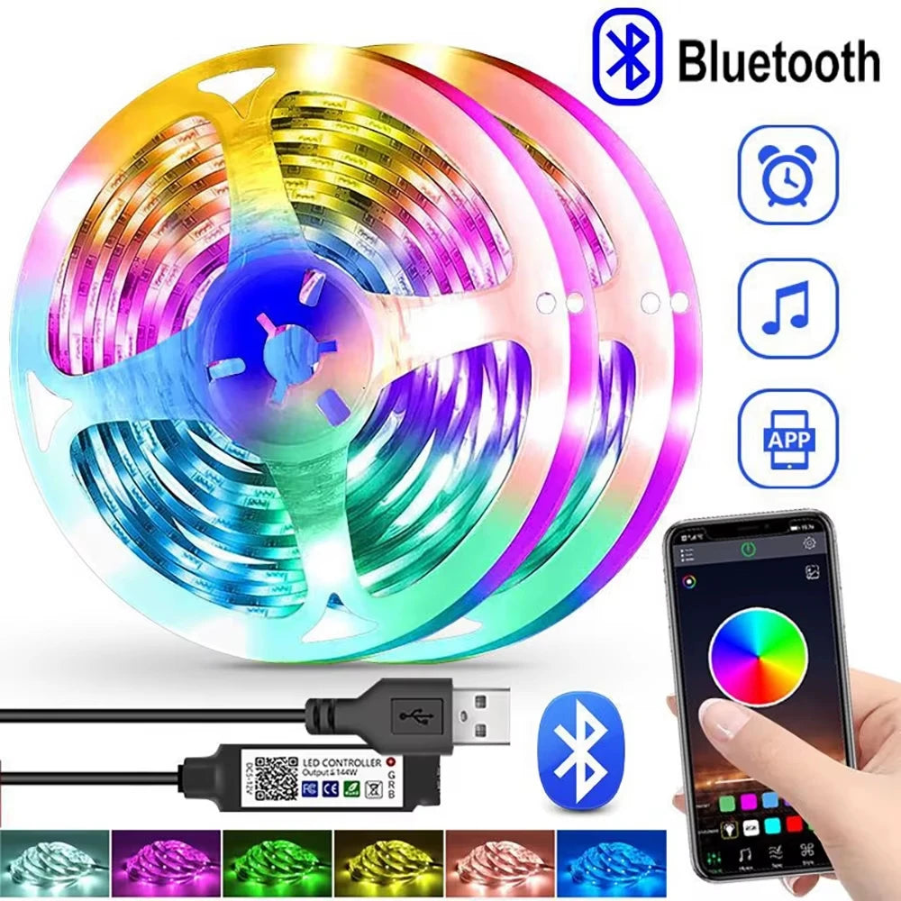 Bluetooth RGB LED strip lights