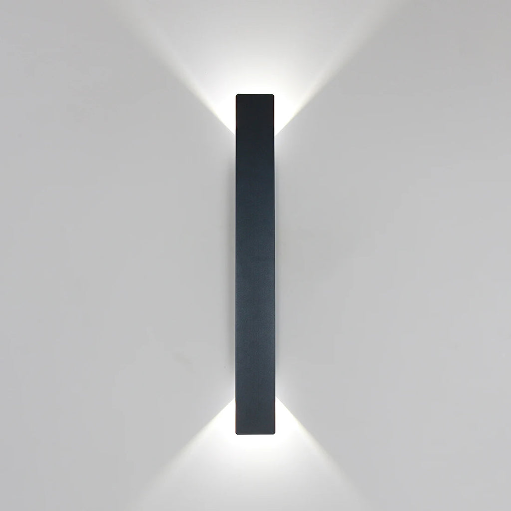 24 Inch Outdoor Up and Down Wall Lamp, Aluminium, Waterproof