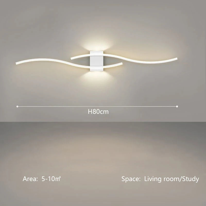 Modern LED Wall Sconce for Hallway and Living Room