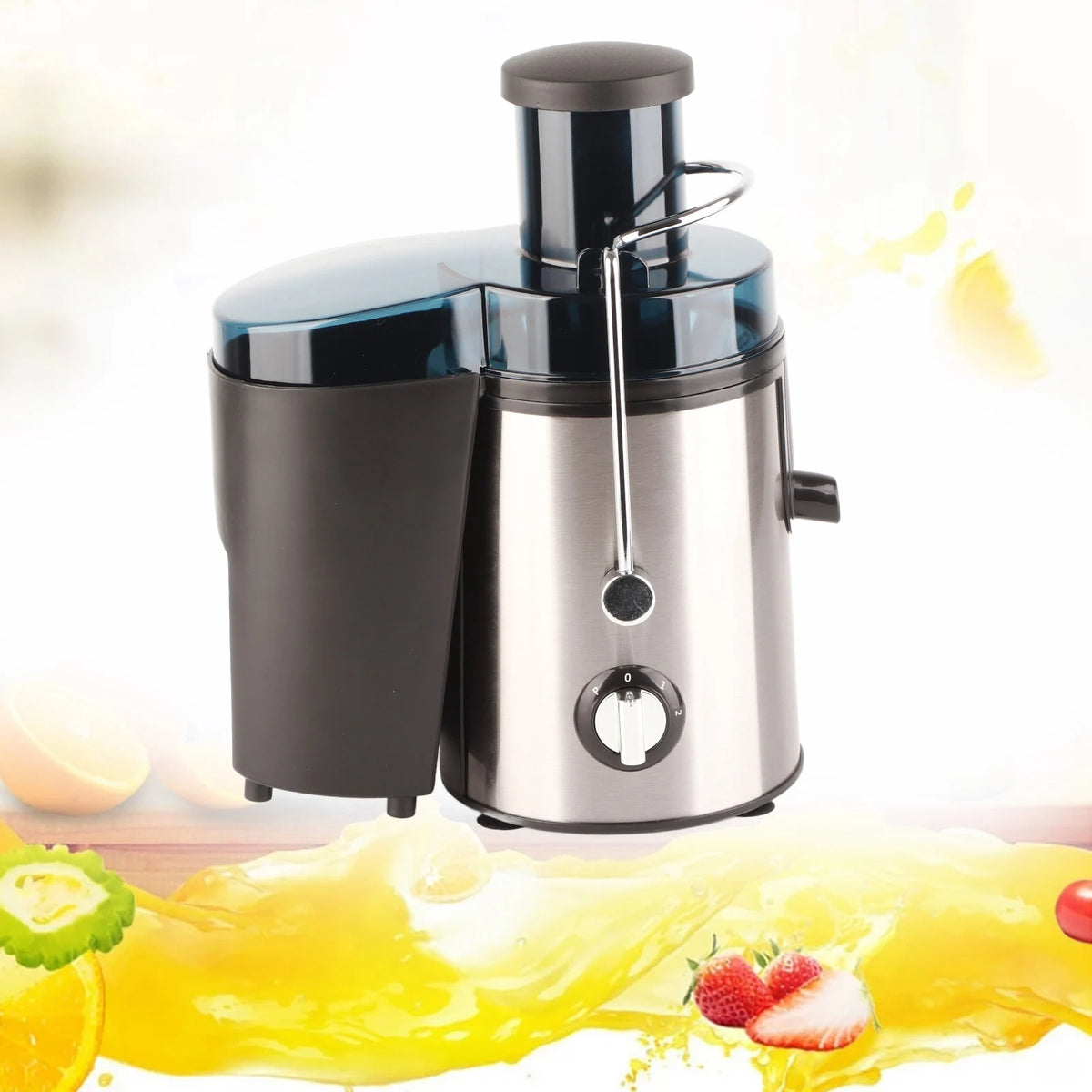 1000W Stainless Steel Juicer Machine, Dual Speed with Overheat Protection