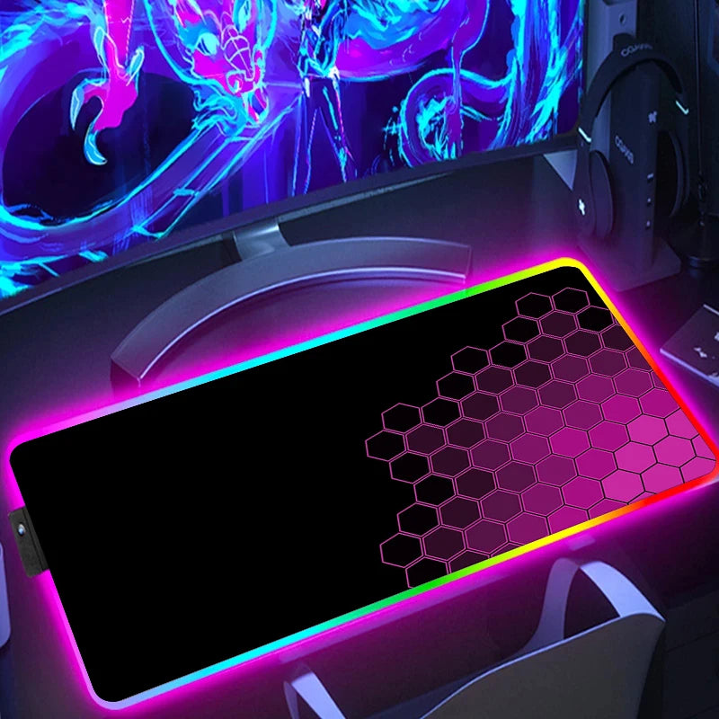 RGB Gaming Mouse Pad, 300 x 600mm, Anti-Slip