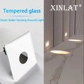 Recessed stair LED light with motion sensor