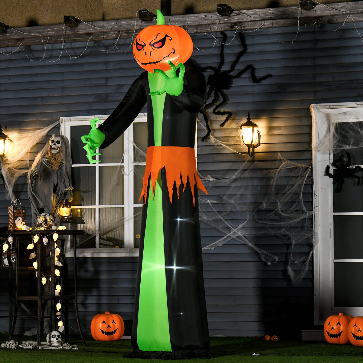 Inflatable Halloween pumpkin